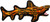 Tuffy Ocean Creature Tiger Pattern Shark Dog Toy 