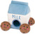Zippy Paws Milk & Cookies Burrow Dog Toy 