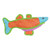 Tuffy Felix The DuraForce Fish Durable Dog Toy 