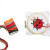 Kikkerland Mini Cross Stitch Ladybug Embroidery Kit 