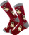 E&s Imports Pet Lover Socks Tan Pug Dog, Unisex, One Size Fits Most 