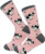 E&s Imports Pet Lover Socks Black & White Shi Tzu Dog, Unisex, One Size Fits Most 