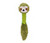 Incredipet Plush Head with Green Rope Dog Toy 
