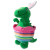 Pet Fringe Studio Easter Just Hatched Rex Plush Dog Toy 13 in