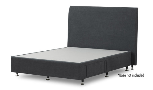 Tarlee bed head plain - Graphite