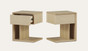 Bondi set of 2 bedside tables