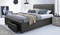 Jersey bed - dark grey