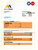 BANK Mega corporate checking account statement Word and PDF template