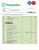 DESJARDINS Bank corporate checking account statement Word and PDF template