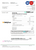Electrabel SA electricity business utility bill, Word and PDF template