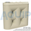 Aquip FW30SLT 3000L Poly Slimline Tank Colour Cove, Inlet Beige