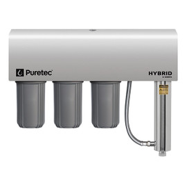 60L/min Hybrid Filter System with Triple 10" Cartridge & Weather Cover