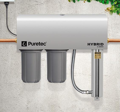 75L/min Hybrid Filter System with Dual 10" Cartridge & Weather Cover