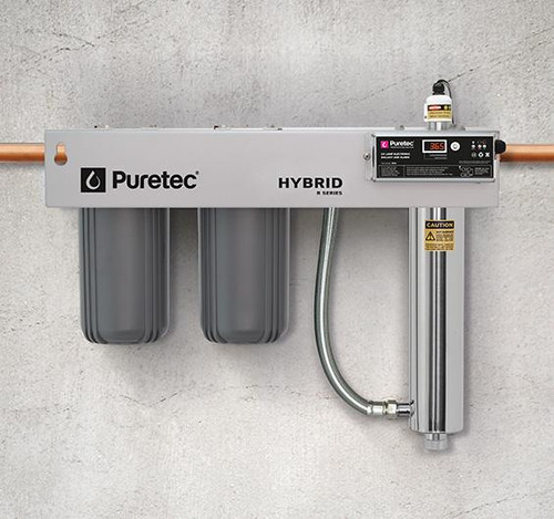 75L/min Hybrid Filter System with Dual 10" Cartridge, Reversable
