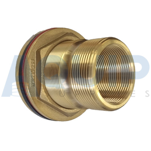 50mm/40mm Brass Outlet for Smooth Wall Tank