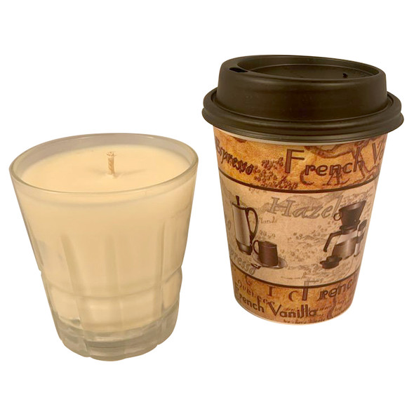 Gingerbread Latte Aroma Soy Candle - Set of Three 4 Oz. Candles in Unique Coffee-To-Go Coffee Cup