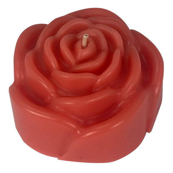 Pink  Rose Candle 4" x 2" - Pink Color with Rose Petal Scent