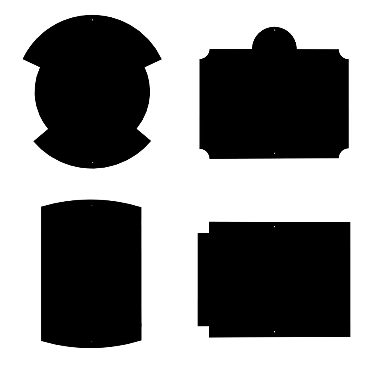 Products - Ornamental Collection - Ornamental Sign Backers - 4Ever Products
