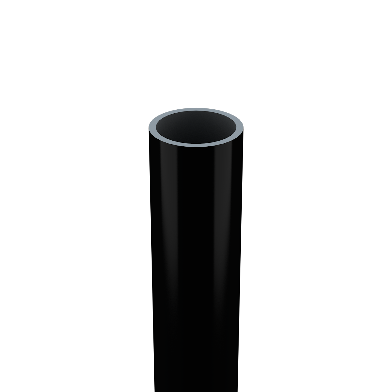 2" x 6' Smooth Round Aluminum Post - 4Ever Products