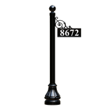 3" Aluminum Round Address Marker