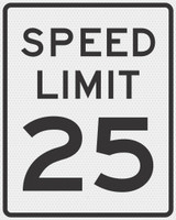 Speed Limit Sign XX MPH - High Intensity Prismatic (HIP)