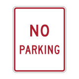No Parking, Rectangle - High Intensity Prismatic (HIP)