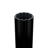 The 3" Fluted Street Sign Post System Double Frame