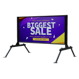 Portable Roadside Sign Frame Portable Roadside Sign Frame