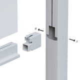 Vinyl Single Rail Frame