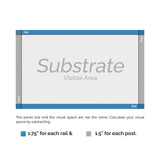 3" Aluminum Multi-Panel Frame