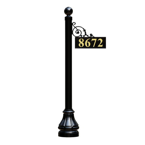 3" Aluminum Round Address Marker