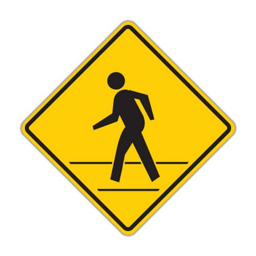 Pedestrian Advance Sign