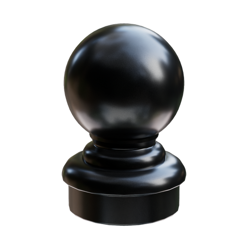 Ornamental Finial - 4" Ball