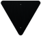 Ornamental Sign Backer - Triangle/Yield