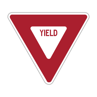 USAストリート看板 YIELD Yield Sign - 4Ever Products