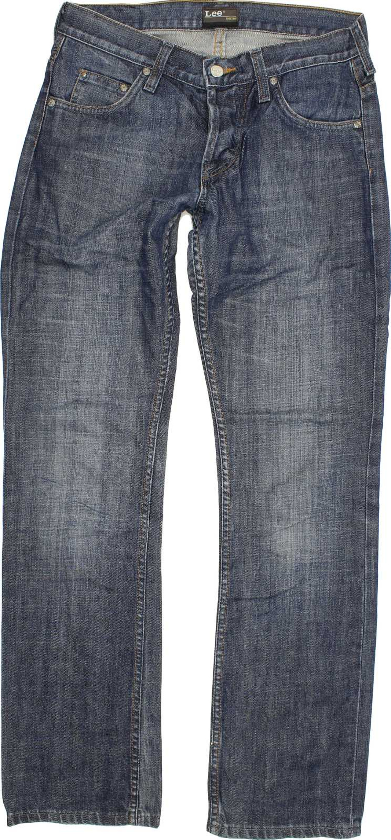 Lee Knox Mens Blue Straight Jeans W30 L32 | Fabb Fashion