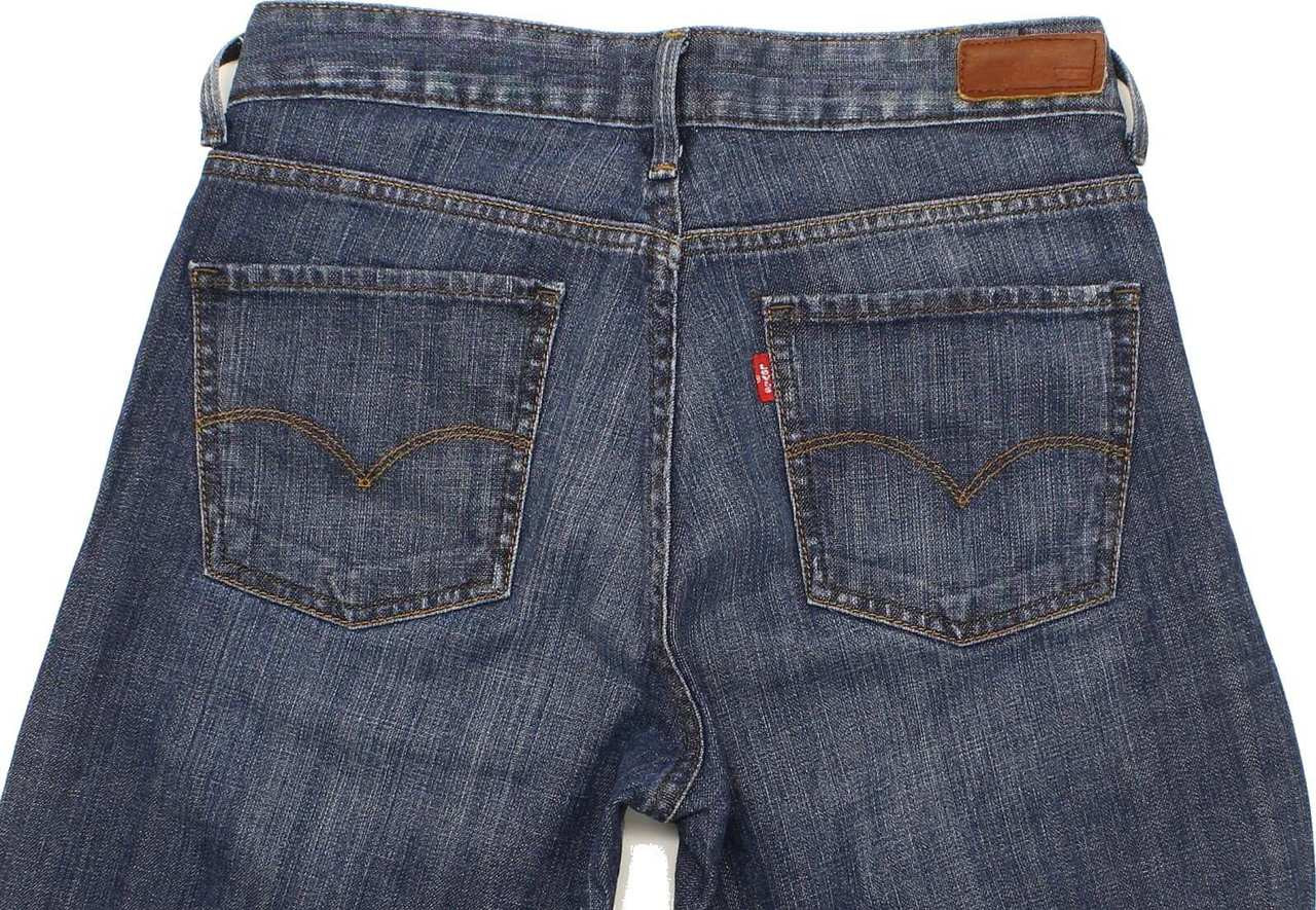 Levi's 553 Womens Blue Bootcut Stretch Jeans W28 L32 | Fabb Fashion