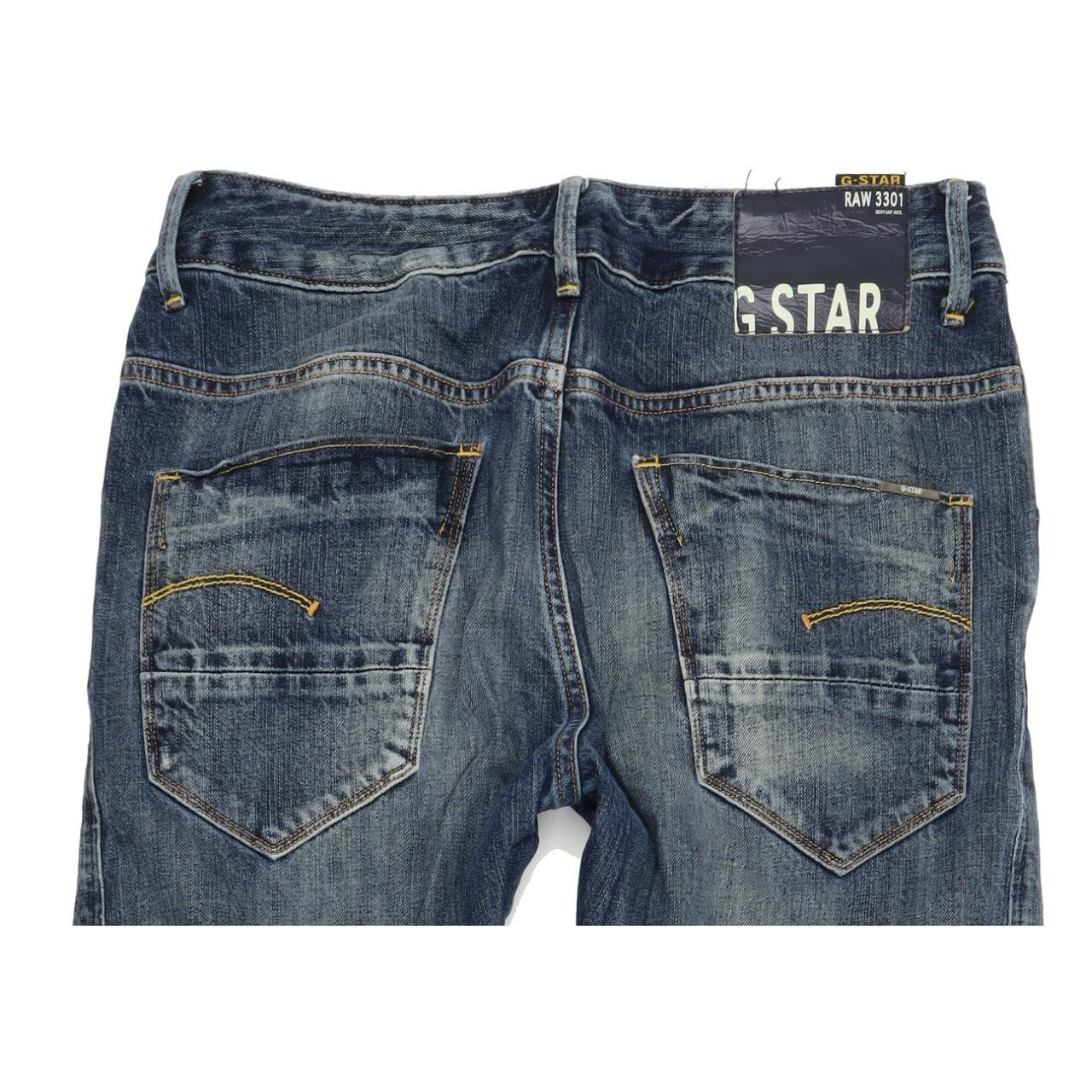 G-Star Men Blue Tapered Slim Jeans W30 L34 | Fabb Fashion