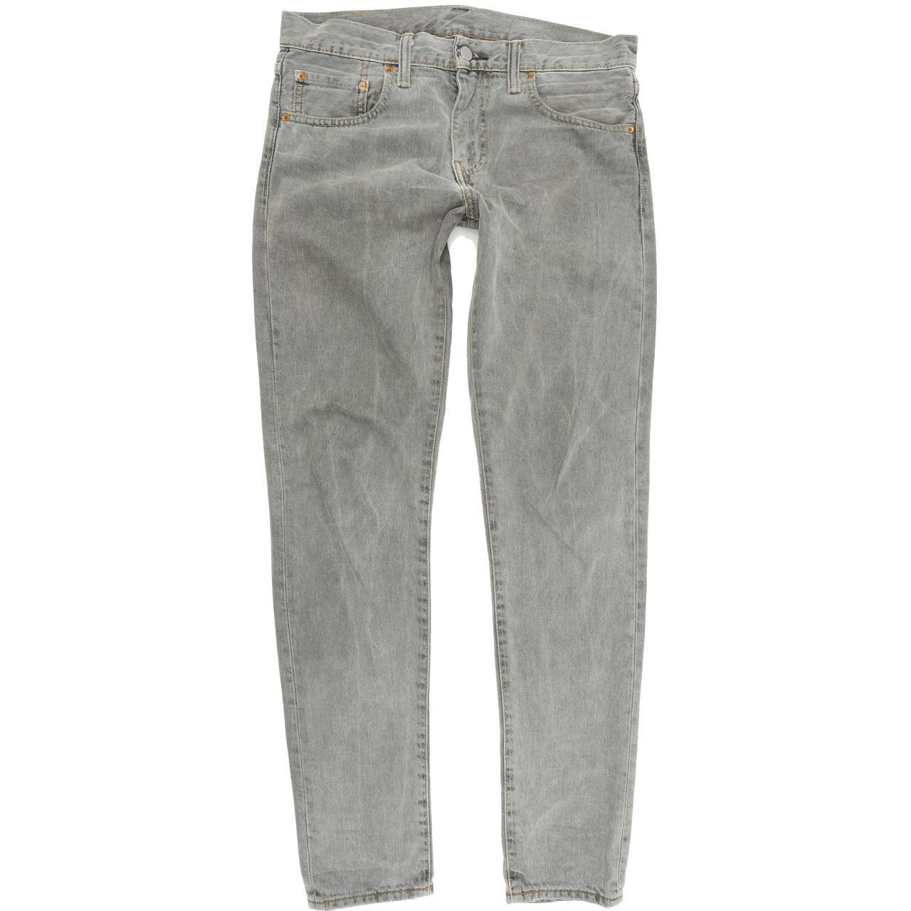 Levi's 520 Men Grey Tapered Slim Jeans W28 L32 | Fabb Fashion