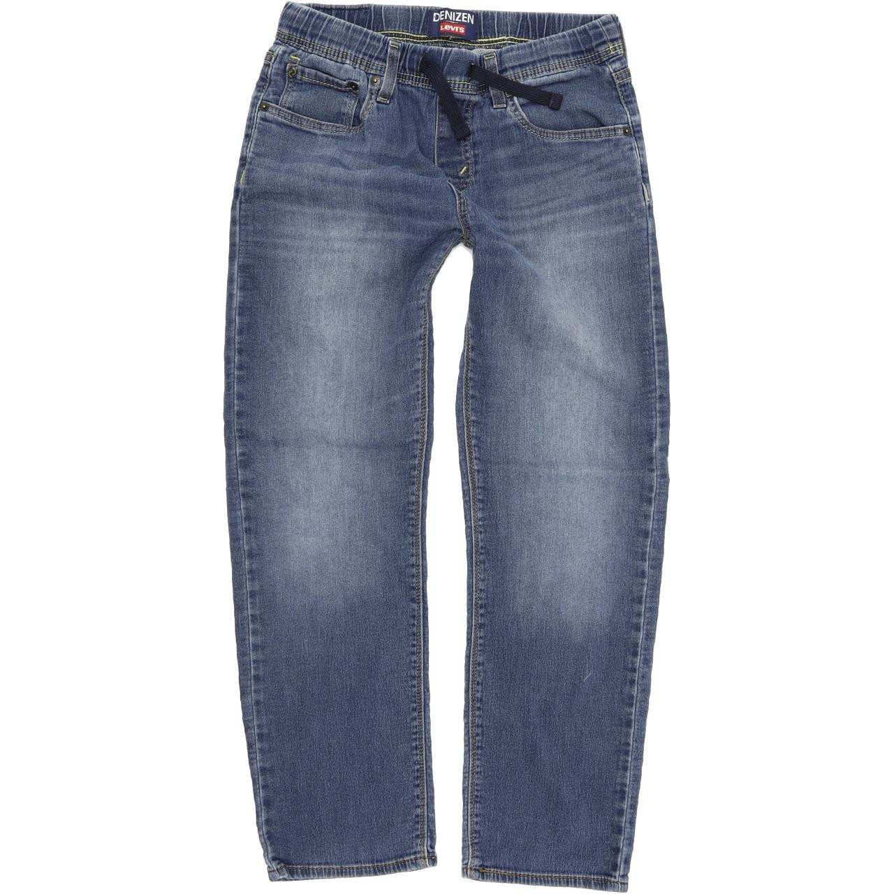 Levi's Denizen Kids Women Blue Straight Slim Jegging Stretch Jeans W28 L27  | Fabb Fashion