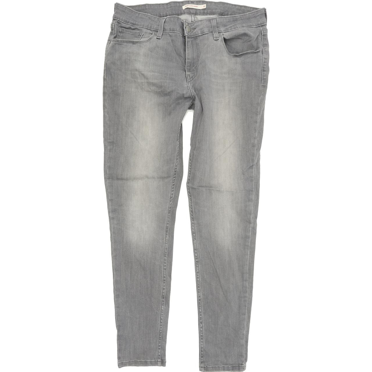 Levi's 535 Women Grey Skinny Slim Stretch Jeans W32 L30 | Fabb Fashion