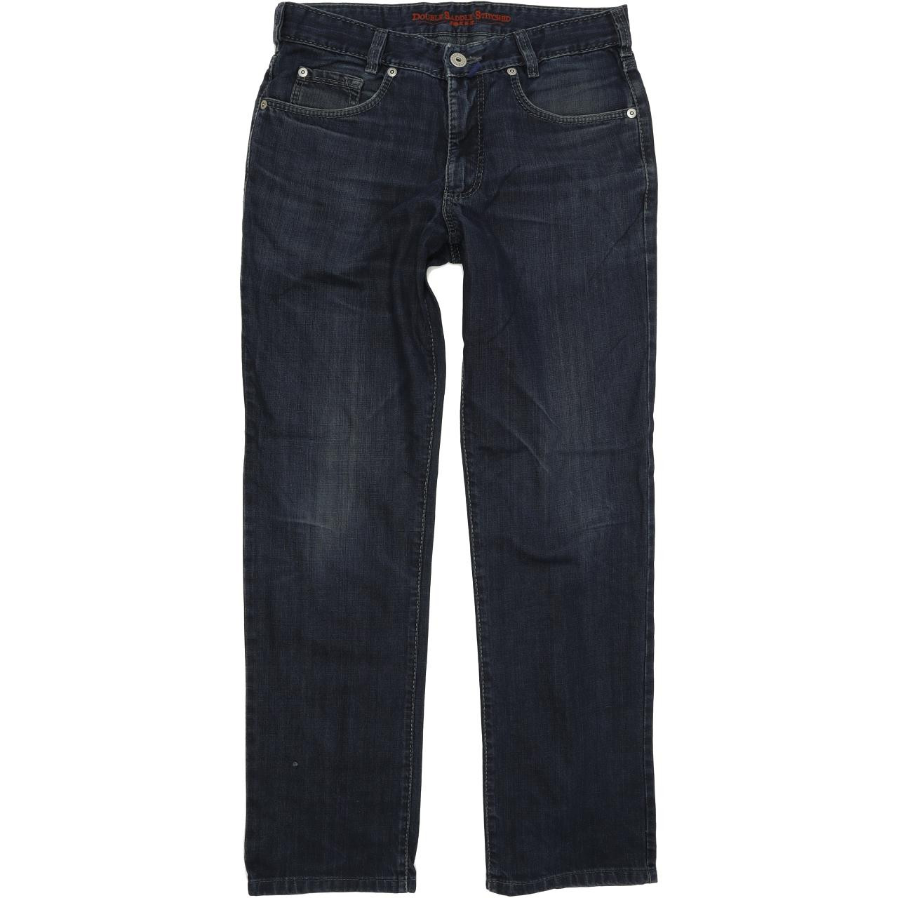 Joker Double Saddle Stitched Men Blue Straight Regular Jeans W33