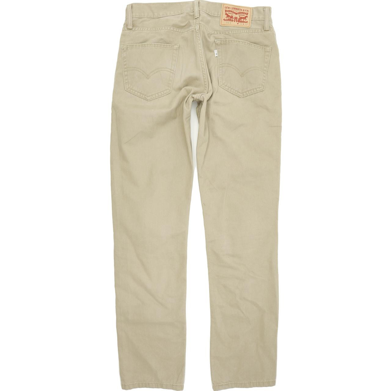 Levi's Men's 511 Slim Fit Jeans Beige Size W32 L32 Waterless