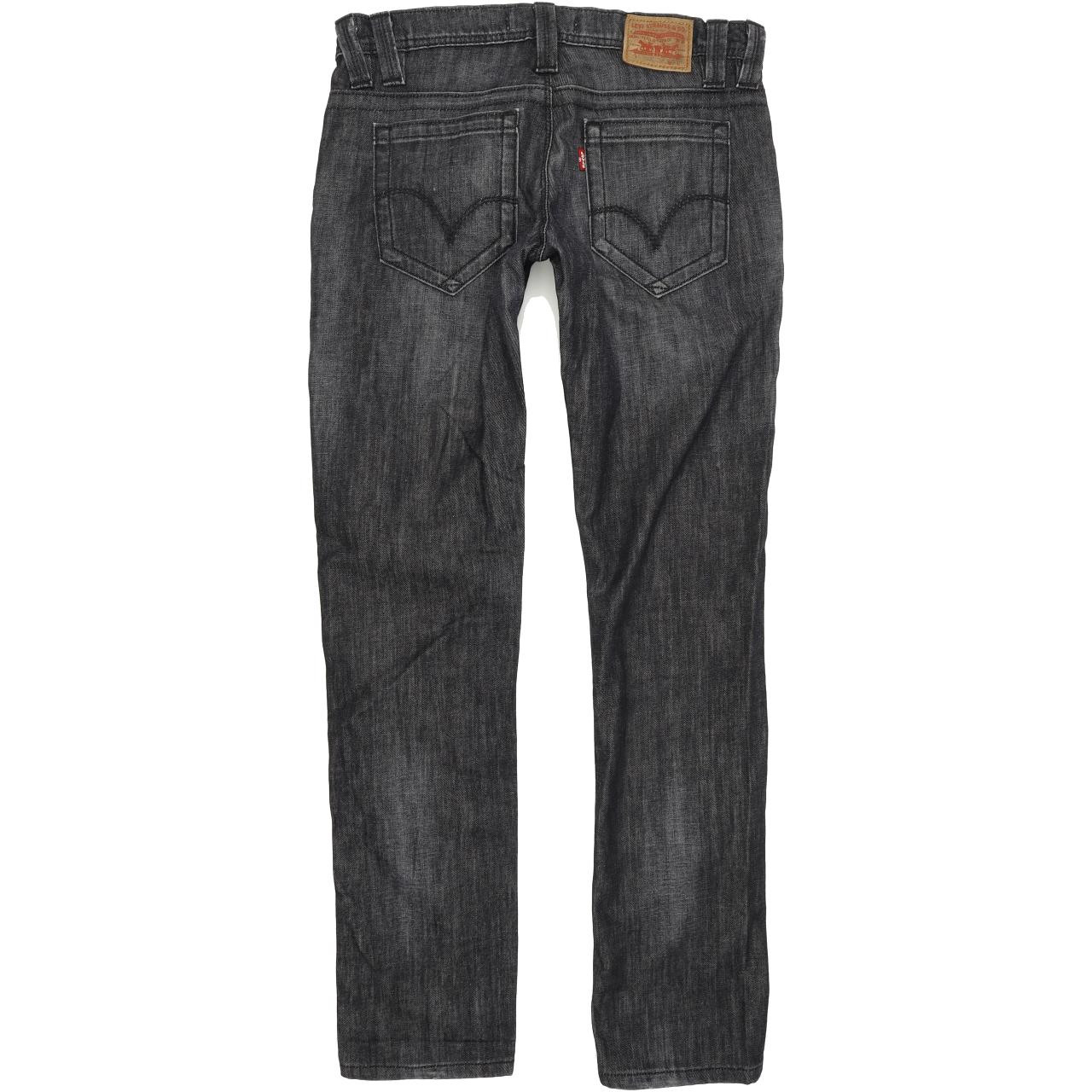Levi's 481 Women Charcoal Skinny Slim Stretch Jeans W28 L32 | Fabb Fashion