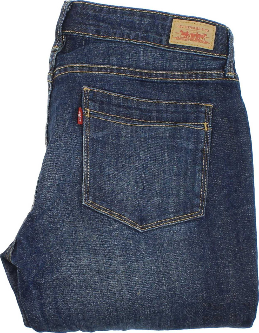 Levi's Womens Blue Bootcut Stretch Jeans W30 L26 | Fabb Fashion