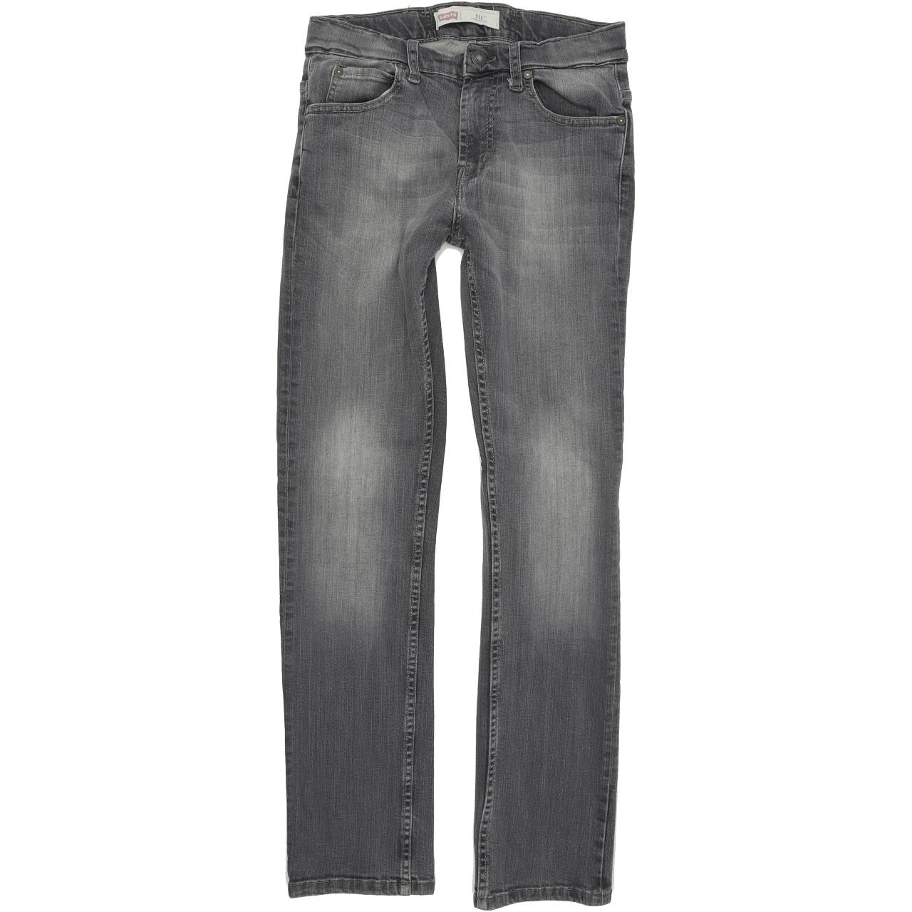 levi's 511 grey stretch