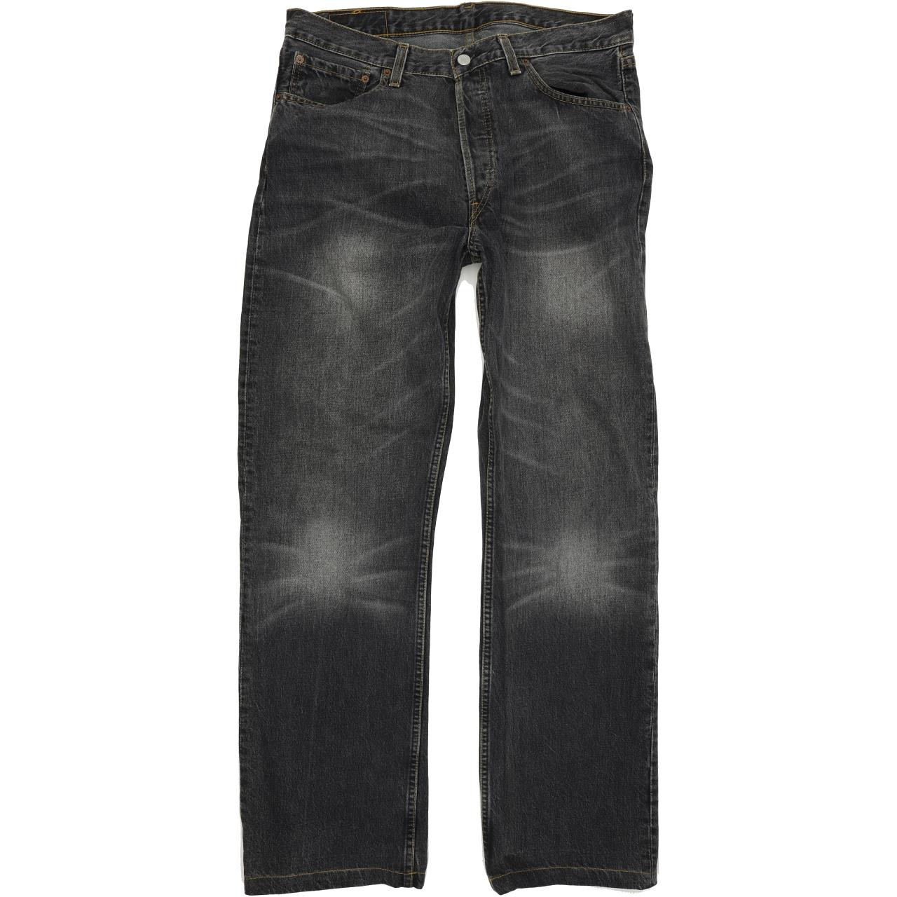 Levi's 508 Men Charcoal Straight Regular Jeans W33 L33 | Fabb Fashion