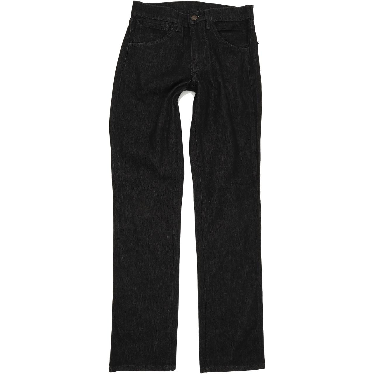 Levi's 595 Men Black Straight Regular Stretch Jeans W28 L32 | Fabb Fashion