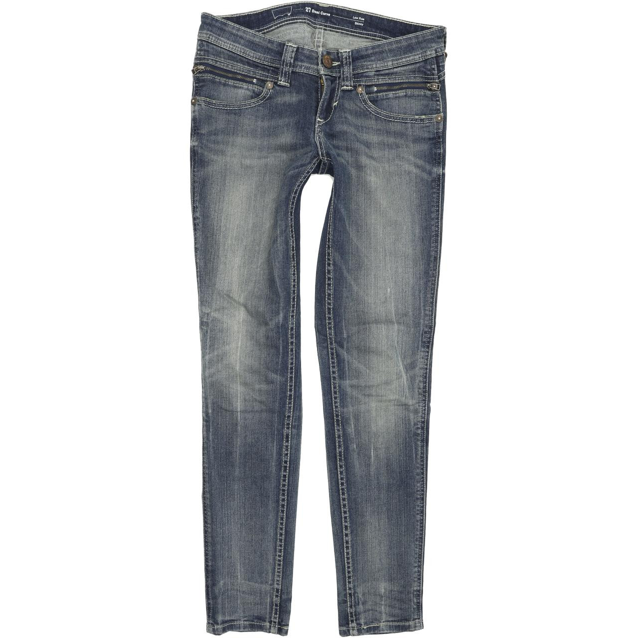 Levi's Demi Curve Women Blue Skinny Slim Stretch Jeans W27 L32 | Fabb  Fashion