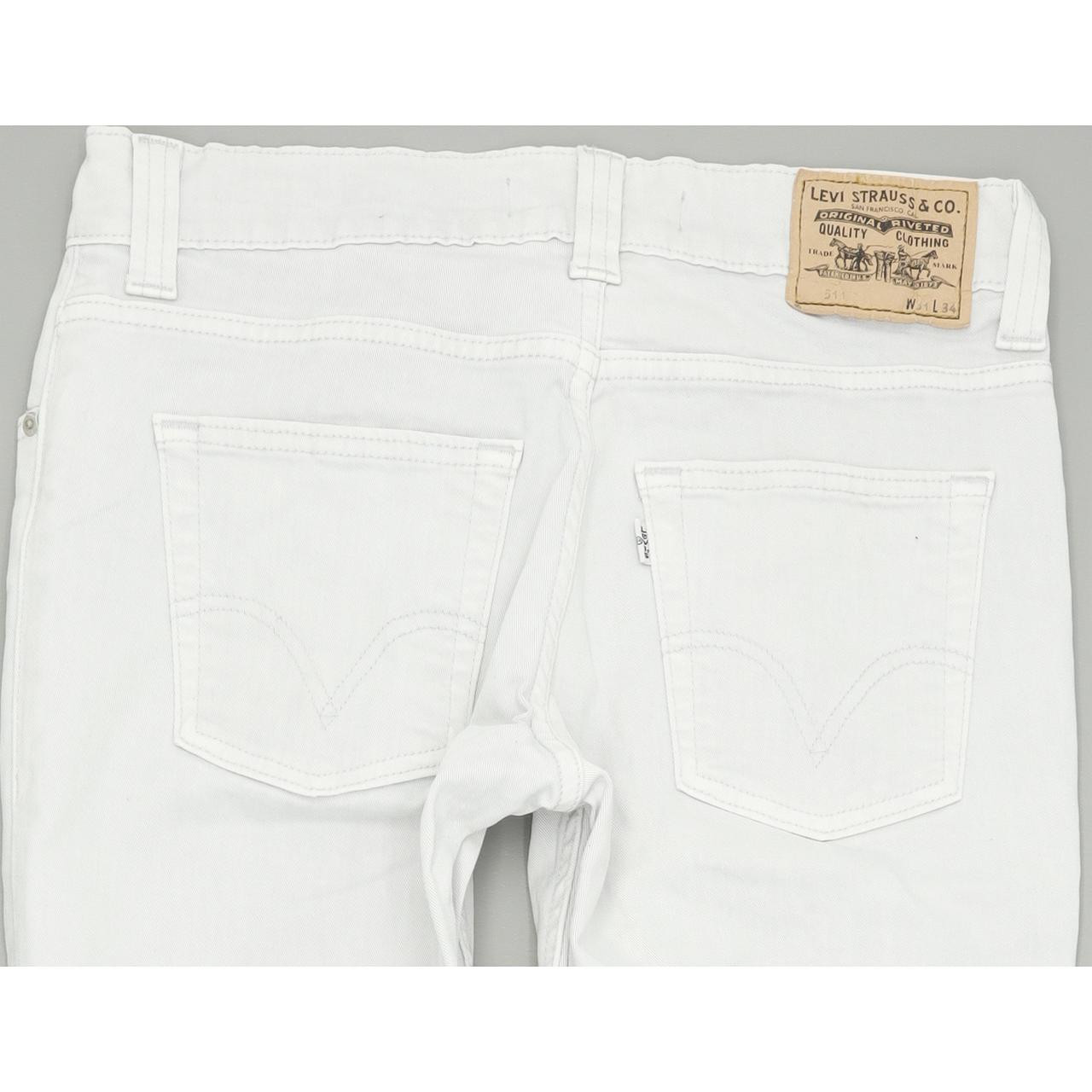 Levi's 511 Men Grey Skinny Slim Stretch Jeans W31 L29 Fabb Fashion